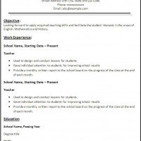 Free+teacher+resume+templates+download