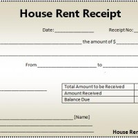 House Rent Format