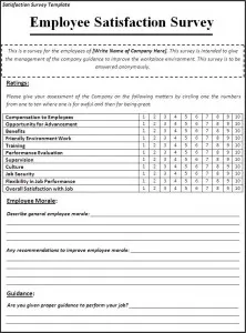 Satisfaction Survey Template