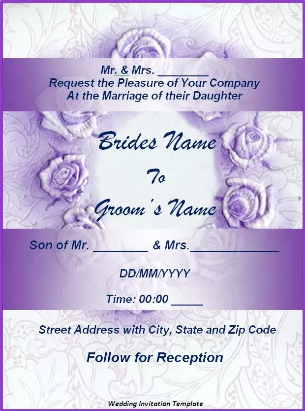 Wedding Invitation Templates