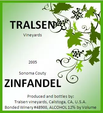 Wine Label Template