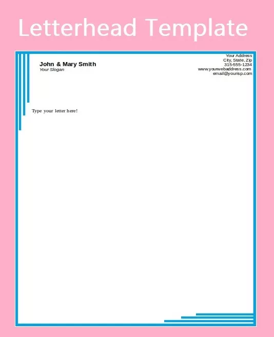 Free Letterhead Template 2