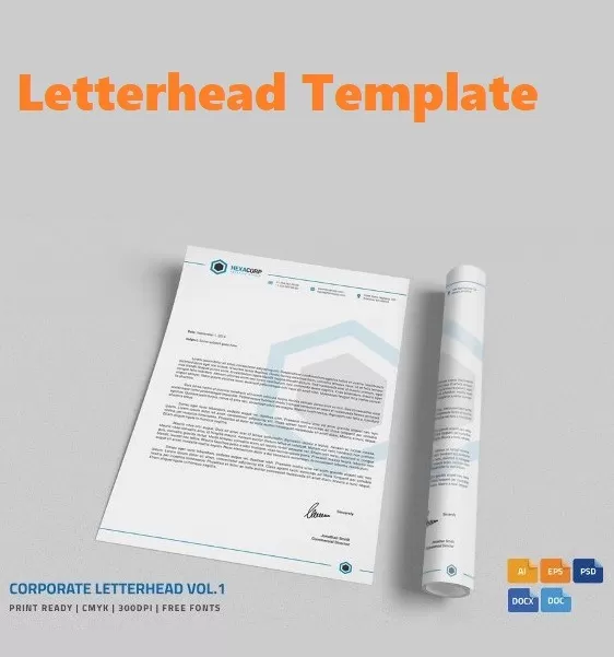 Free Letterhead Template 4