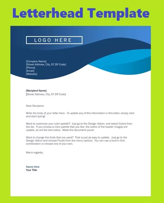 Free Letterhead Template 6