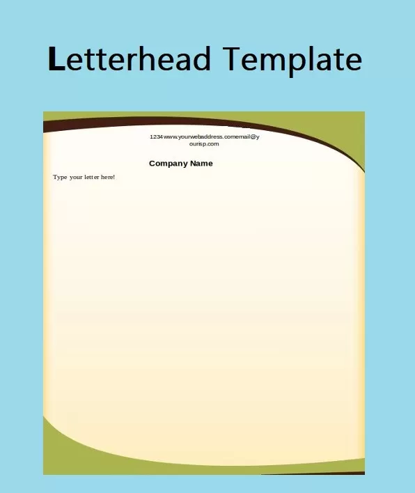 Free Letterhead Template