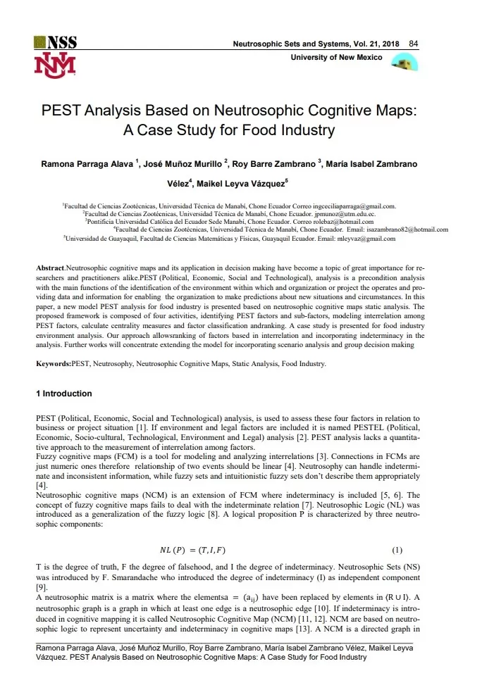 PEST Study Analysis Template