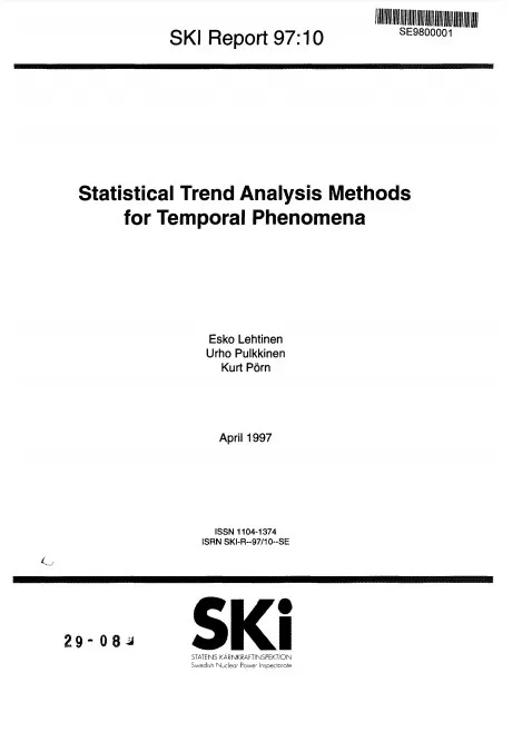 Statistical Trend Analysis Template